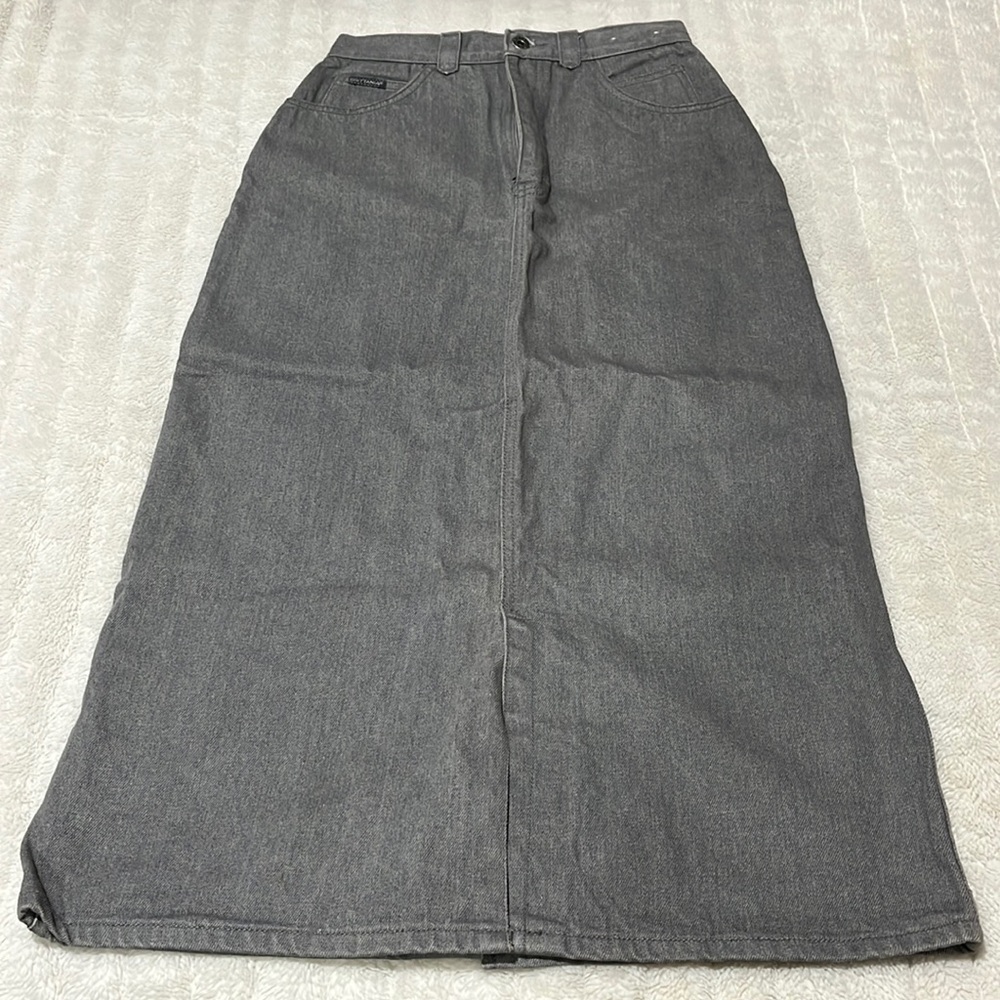 vintage denim skirt